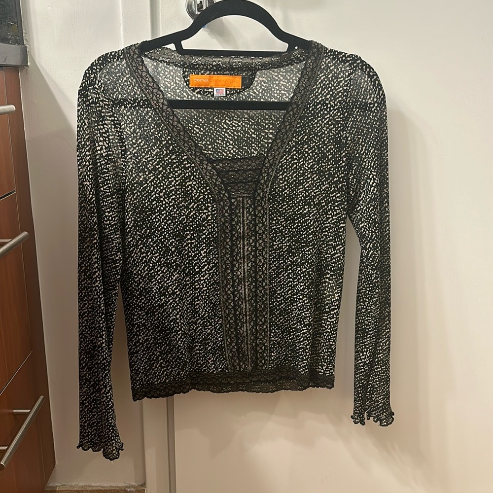 Cynthia Steffe Large Long Sleeve Top